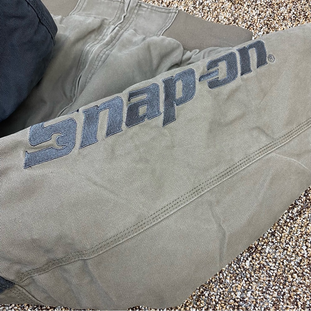 Snap-On Workwear Two-Tone Tan & Grey Jacket NWT Men’s Medium & Large available - Picture 8 of 14